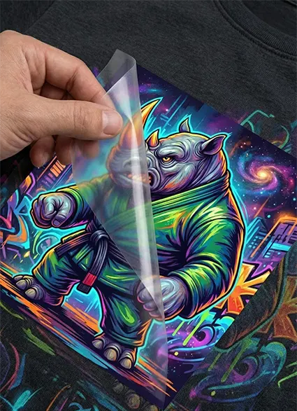 Camisola personalizada com estampa em DTF têxtil para a sua marca.